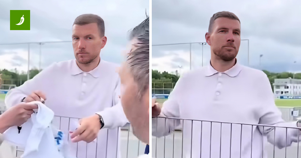 Džeko's Frustration with Fan Goes Viral on Social Media