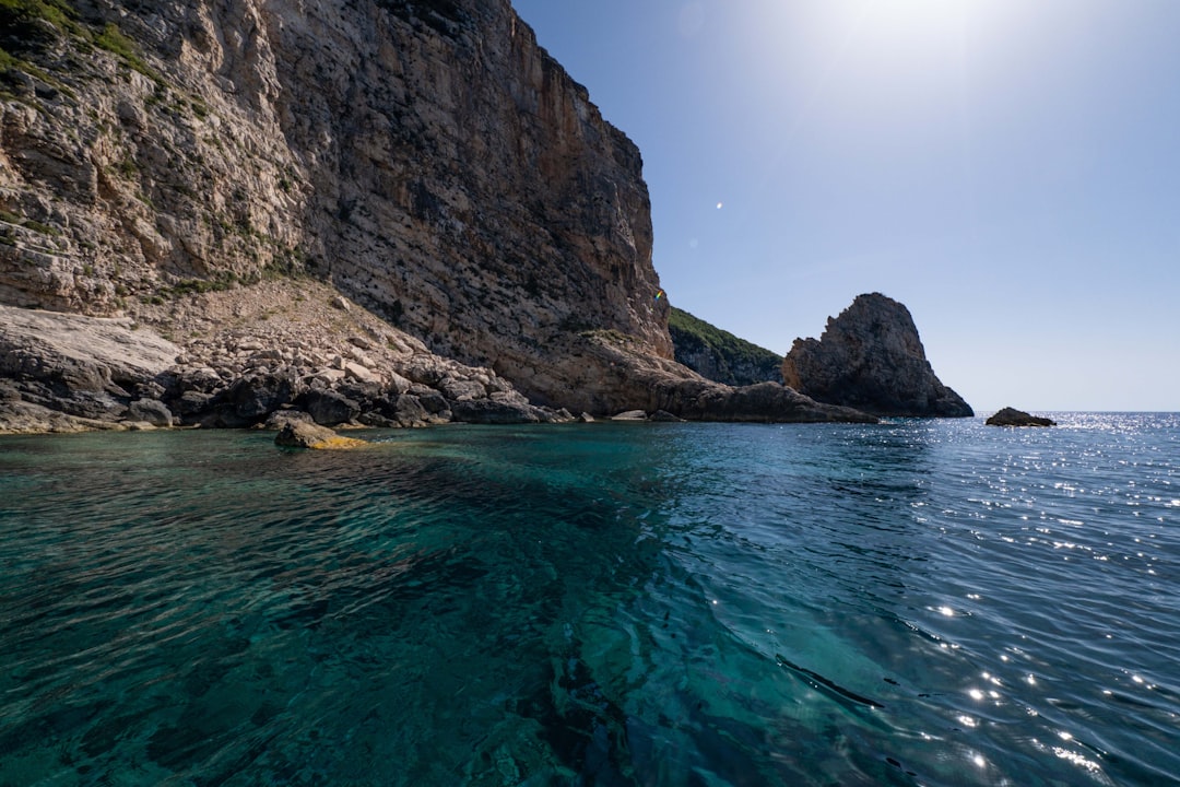 Cape Rodon Albania underwater cliff face diving currents