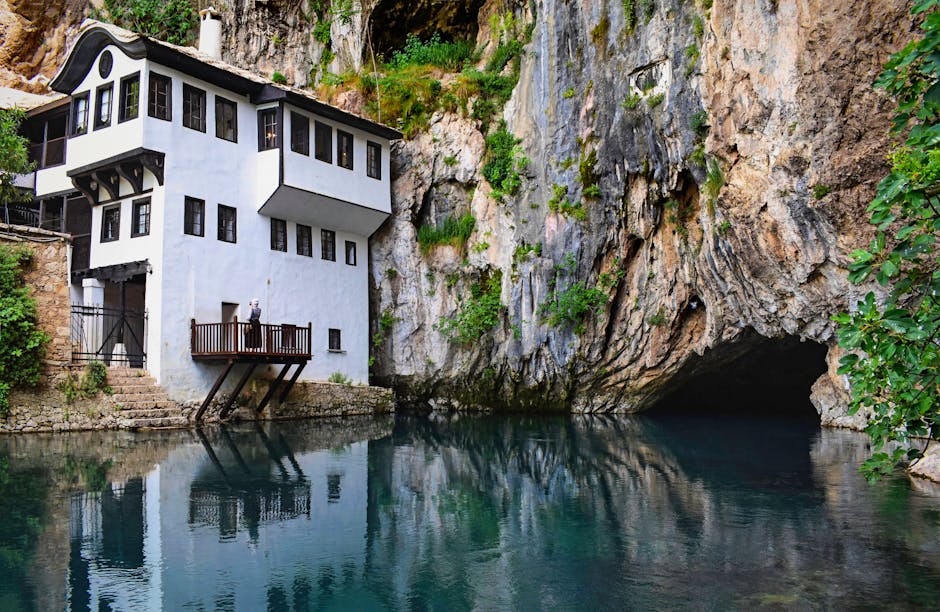 Blagaj Tekke monastery Bosnia Herzegovina Buna River source