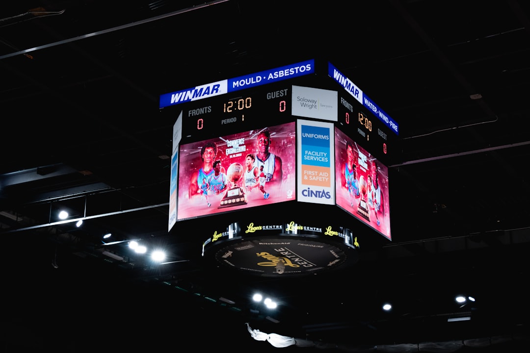 Football match live scoreboard digital display