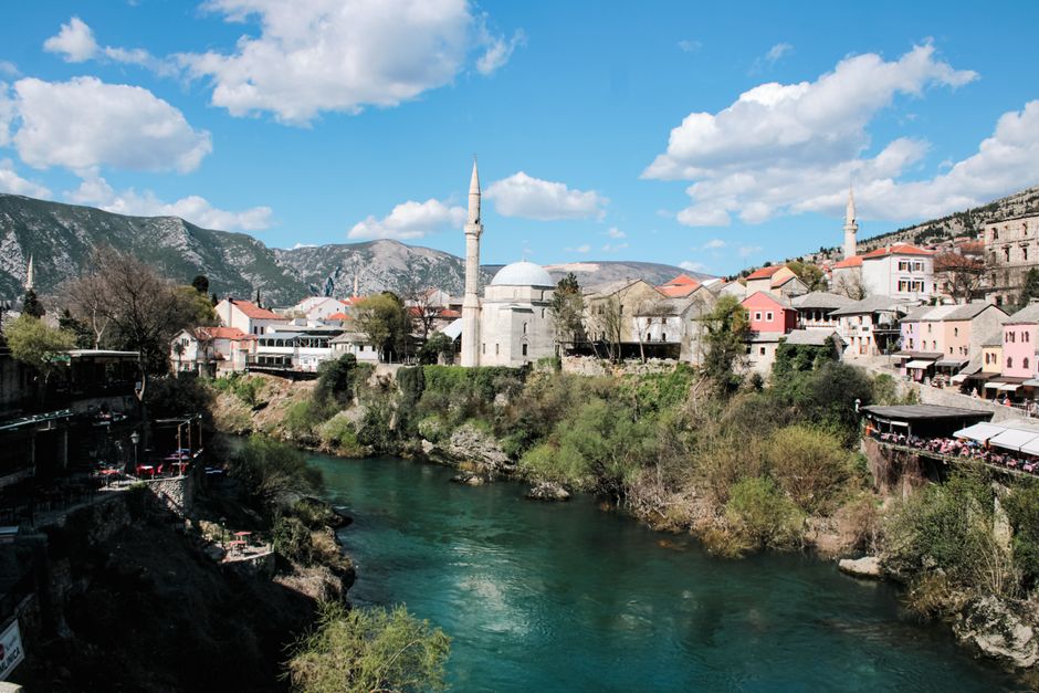 Koski Mehmed Pasha Mosque Mostar Bosnia Herzegovina Ottoman architecture minaret dome
