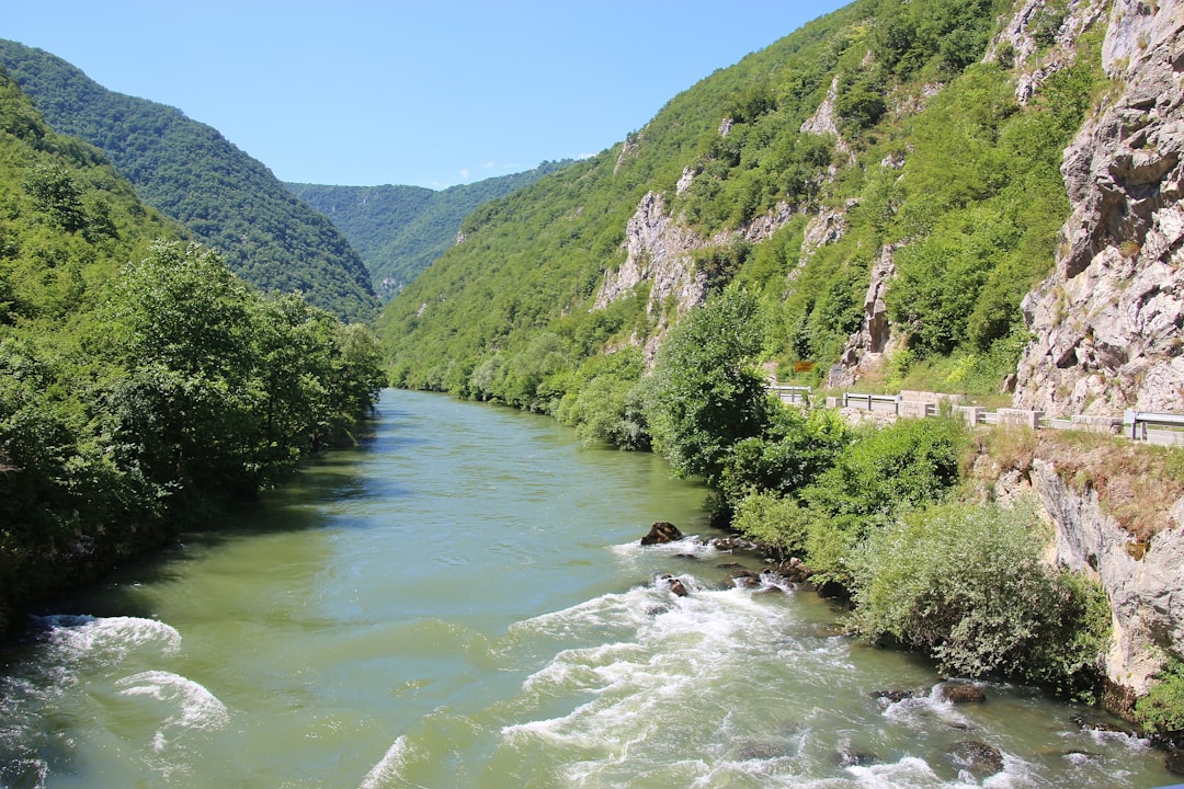 Veliki Krš cliff Tara River Canyon Bosnia Herzegovina panoramic view