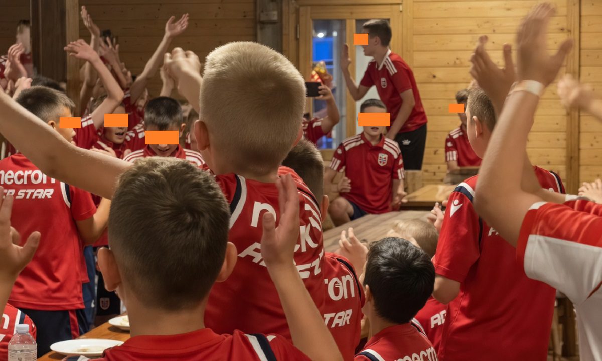 Red Star for Olympiacos: Brotherhood is Learned from a Young Age!