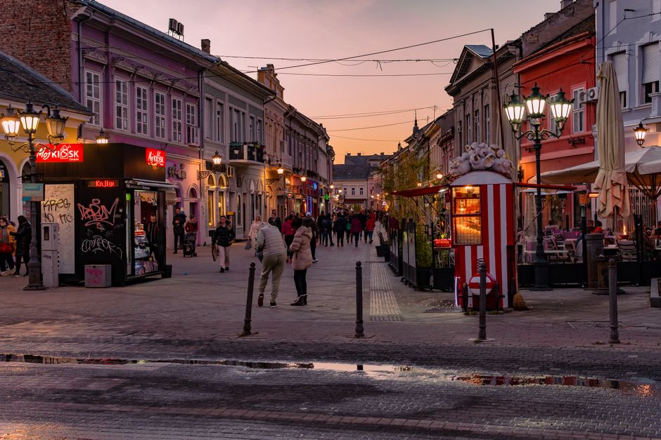 Lajkovac town square Serbia central Serbia