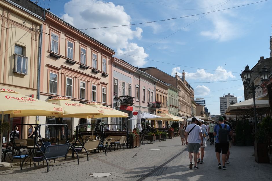 Residential neighborhood in Novi Sad Vojvodina
