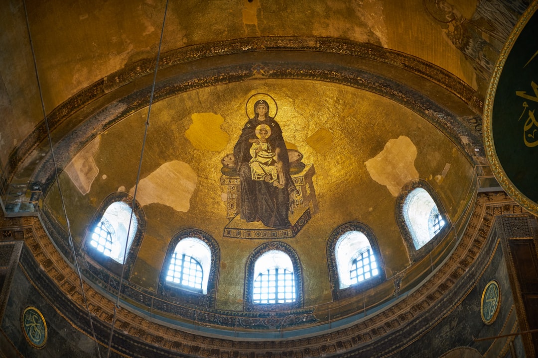 Cathedral of St. Clement Ohrid interior dome frescoes