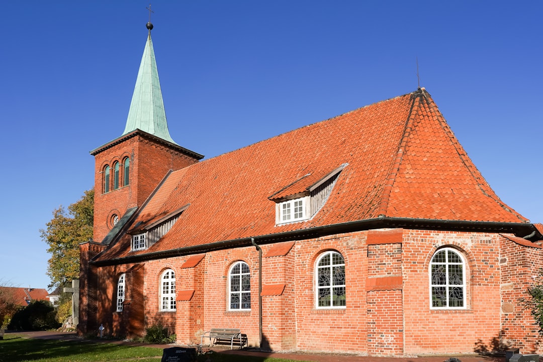 St Petka Church Kazanlak red brick stone facade bell tower
