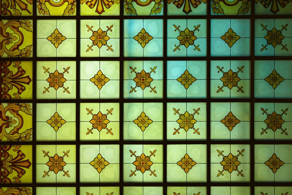 St Dimitrios Synagogue Thessaloniki Art Deco facade blue tiles