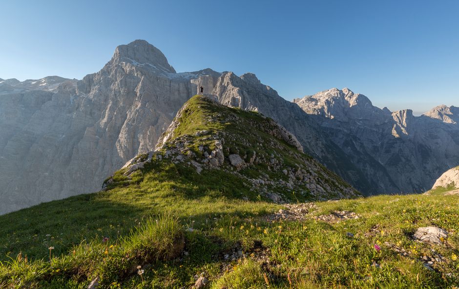 Mount Triglav Slovenia summit view clouds jagged peaks