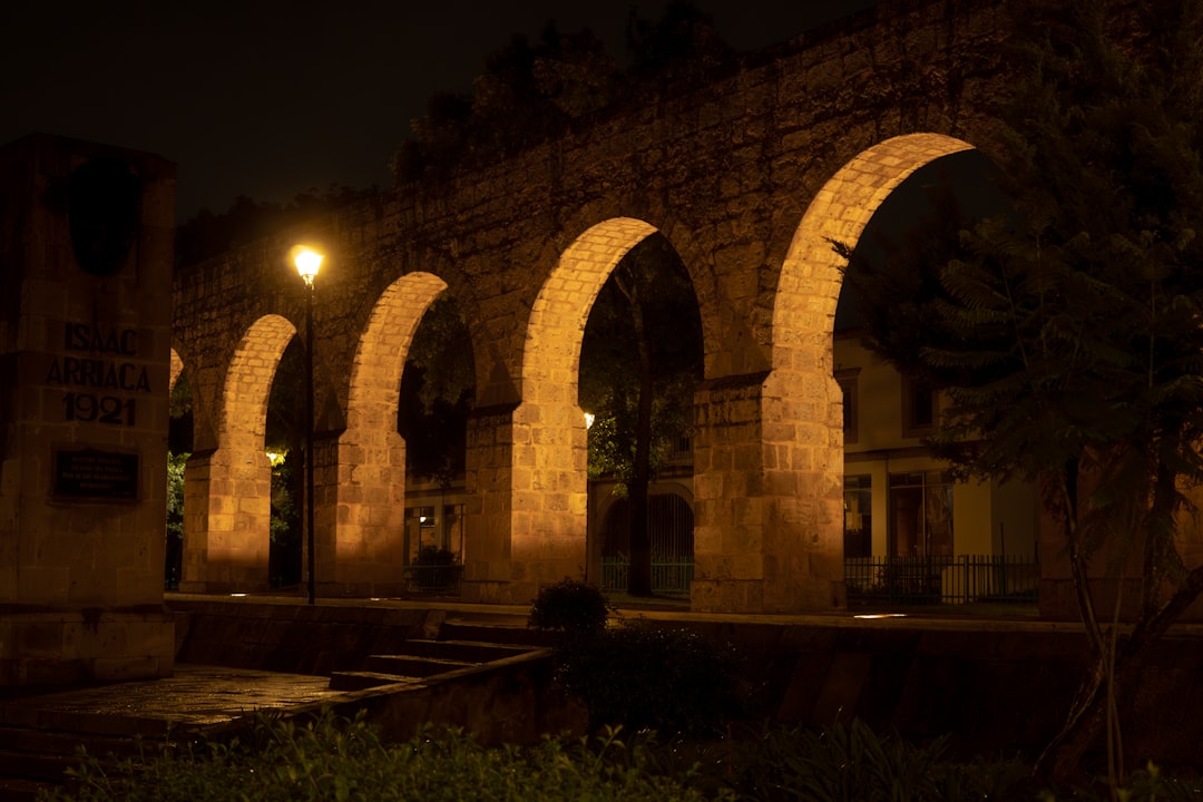 Golden Gate Split Diocletian's Palace night illumination stone arch