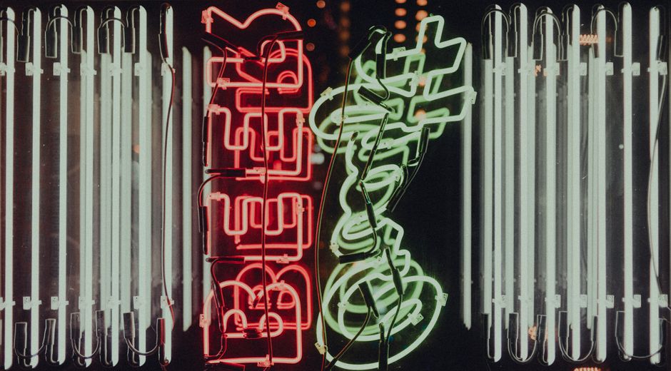 Belgrade nightlife Dorcol Plateau clubs neon lights