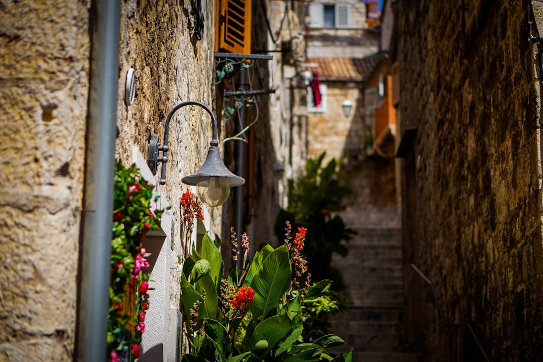 Hvar Town Republic Square cathedral bell tower narrow streets