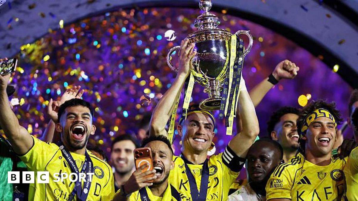 Ronaldo Lifts Saudi Pro League Trophy for Al-Nassr