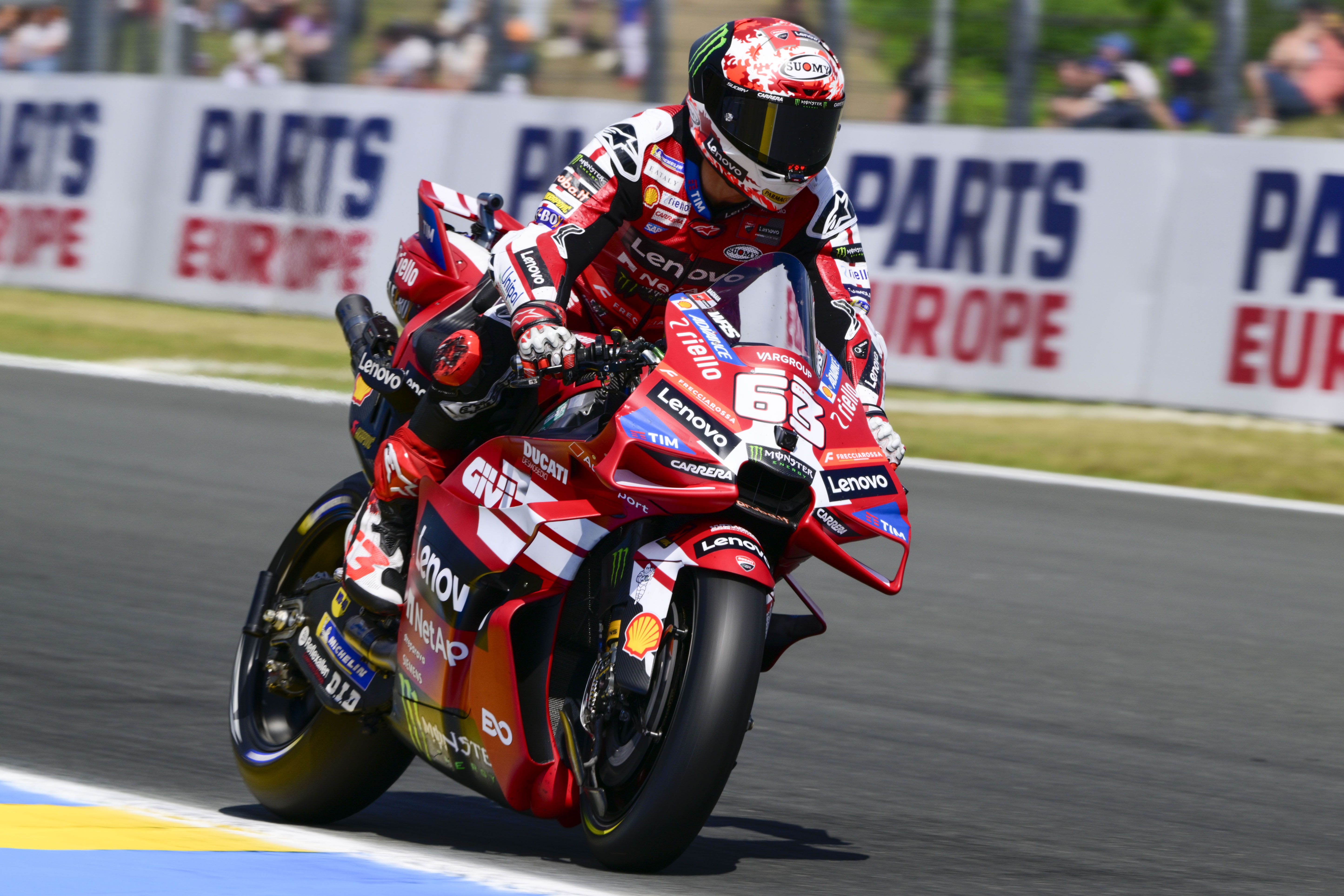Bagnaia Secures Pole, Marc Márquez Shatters Bugatti Circuit Record