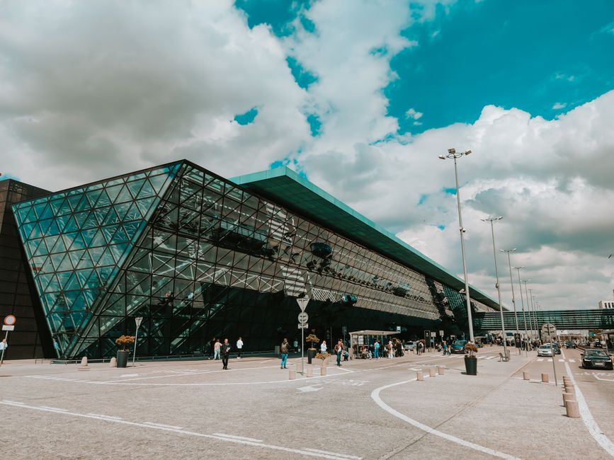 Varna Airport Bulgaria terminal exterior modern architecture