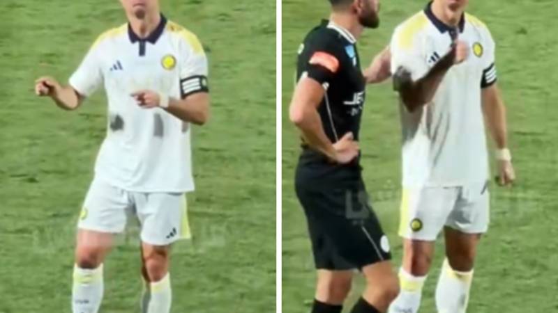 Ronaldo Responds to "Messi!" Chants with Theatrical Gesture