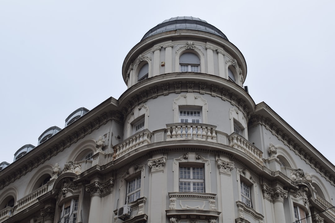 Serbian Ministry of Education building exterior Belgrade