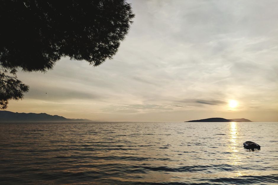 Lokrum sunset peaceful quiet island