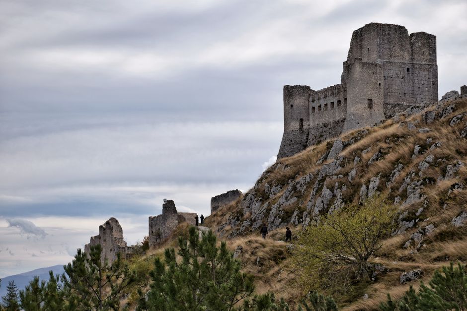 Koper Castle Slovenia medieval stone ruins hilltop view
