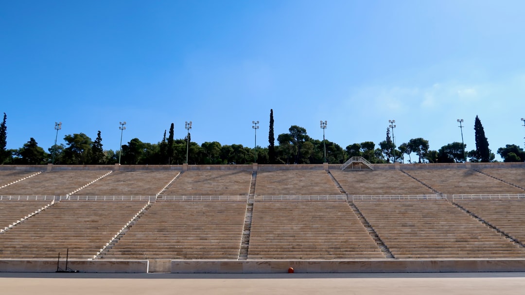 Stefanos Tsitsipas tennis serve Athens stadium crowd