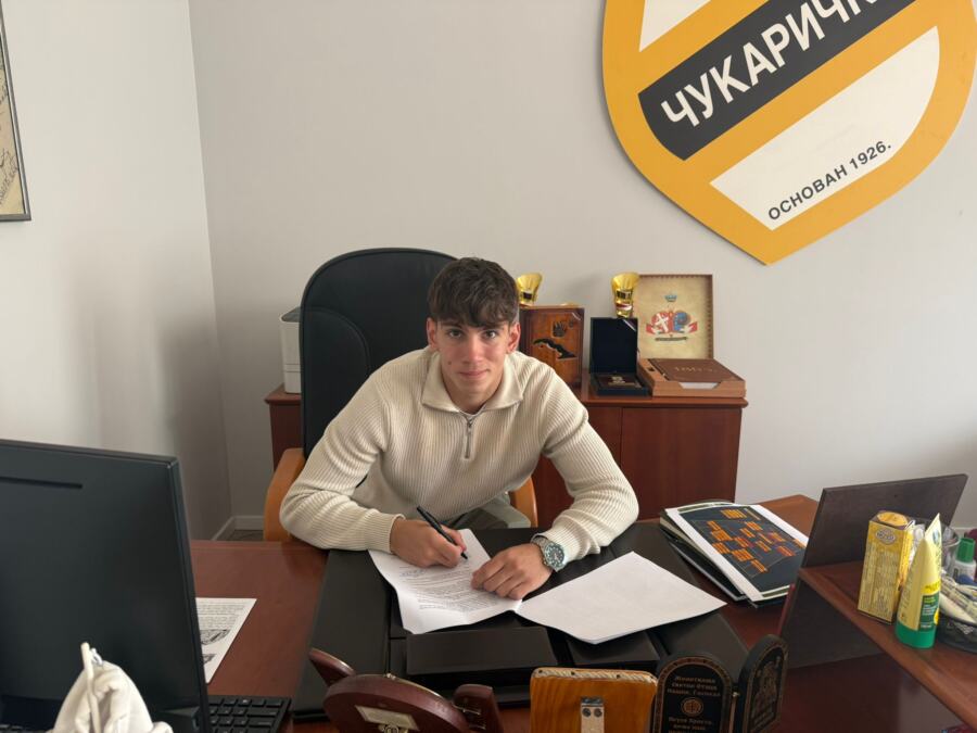 Čukarički Secures Young Talent Nebojša Grujić with Professional Contract