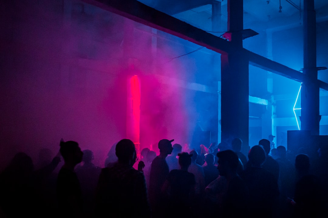 Club Mamma Varna electronic music crowd dancing neon lights
