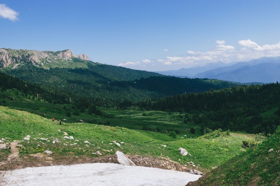 Valley of the Muses Mount Olympus Greece forest trail alpine meadow