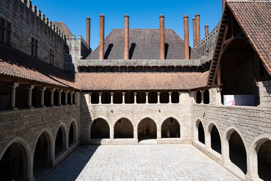Horezu Monastery Princely Palace courtyard stone architecture