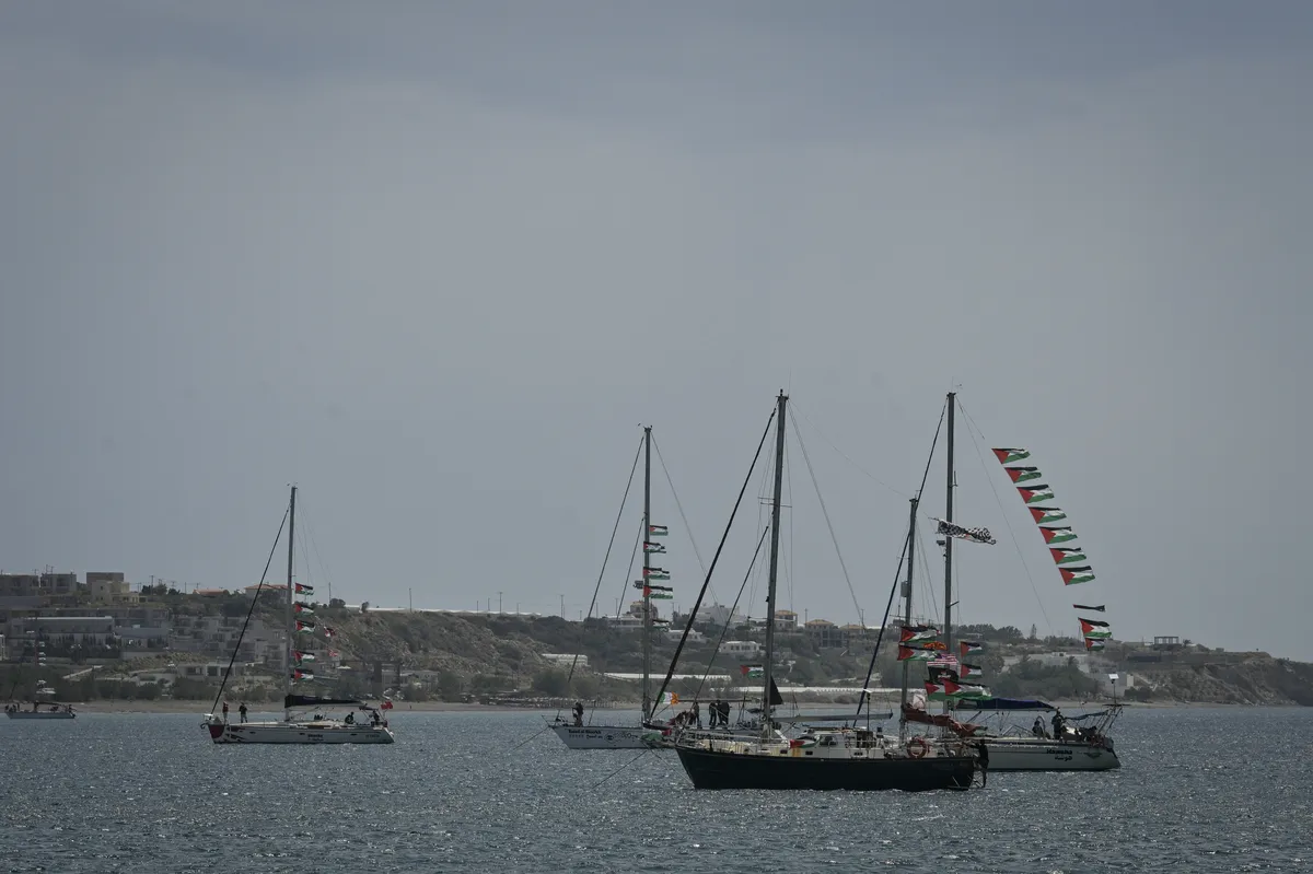 Israeli Navy Halts Gaza Flotilla Ships Near Cyprus