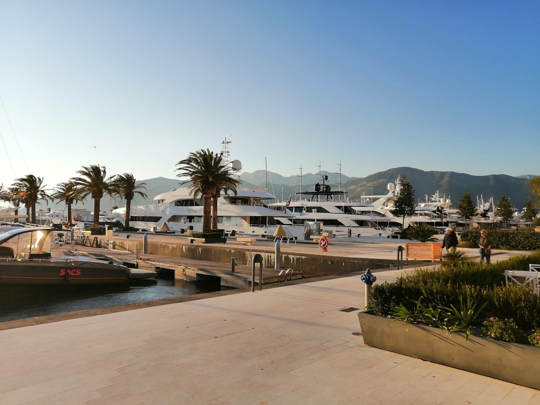 Tivat Montenegro Porto Montenegro marina nightlife bars evening