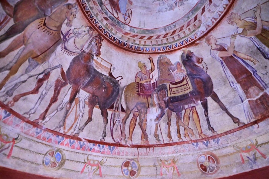 Kazanlak Tomb Bulgaria fresco warrior women ascent afterlife