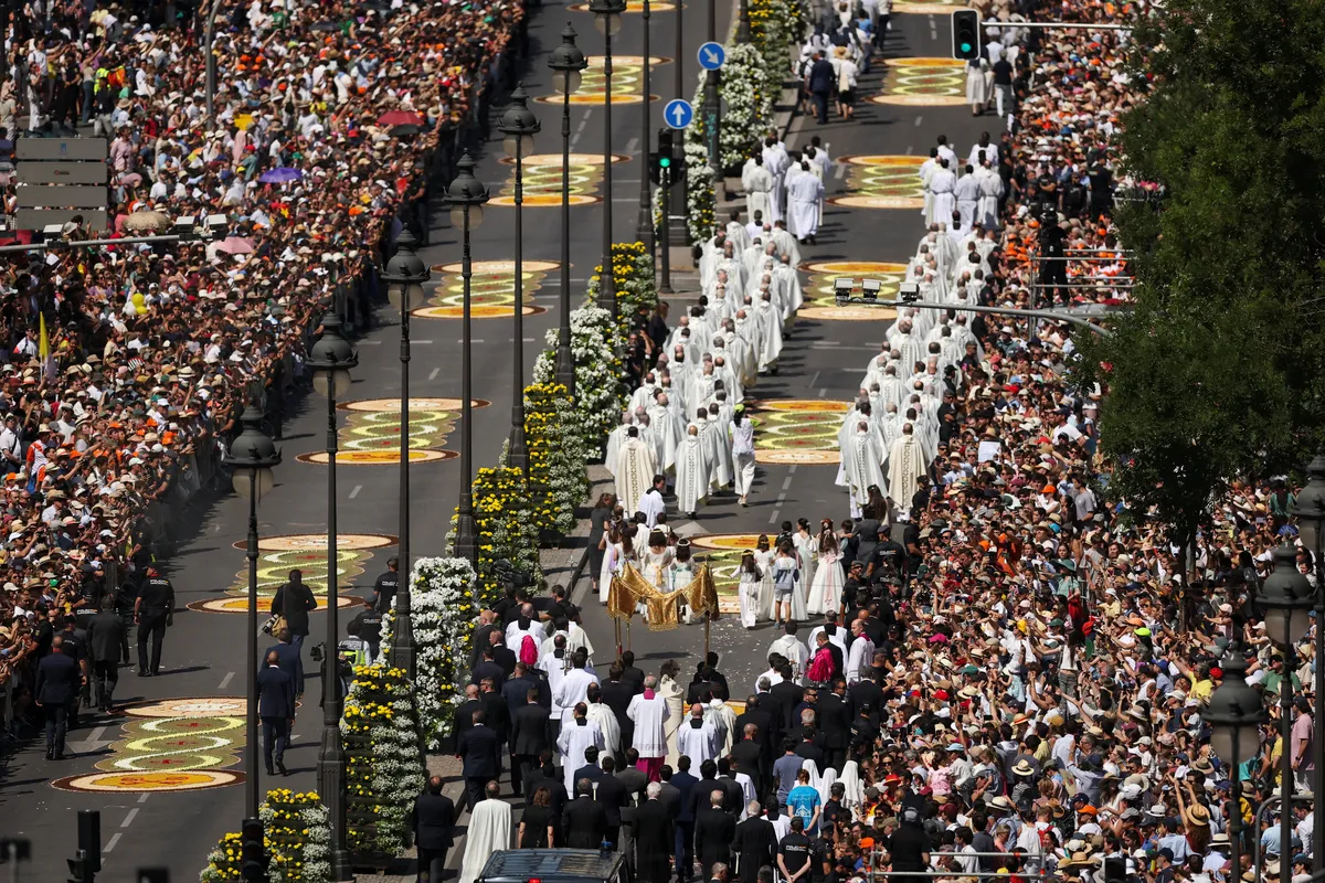 Over 1 Million Pack Madrid Streets for Pope Leo XIV's Corpus Christi Mass