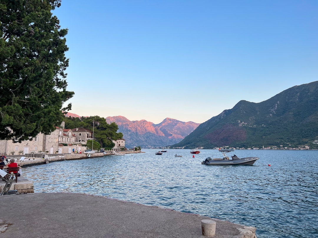 Kotor Bay Montenegro waterfront promenade bars evening atmosphere