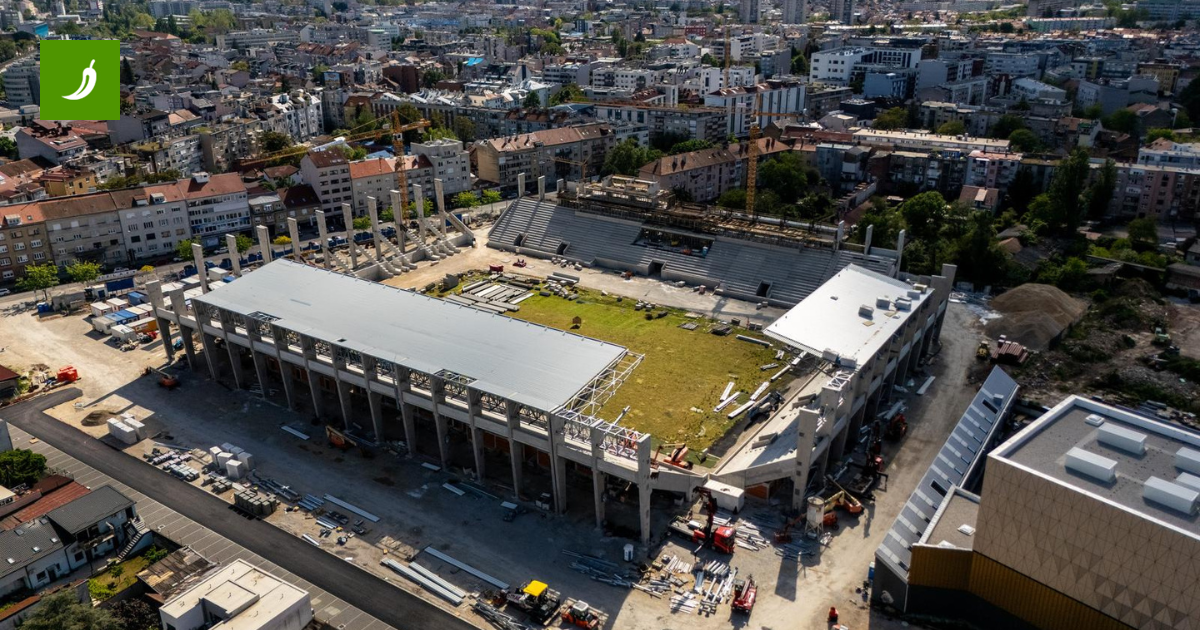 New Stadium in Kranjčevićeva: Progress from Above