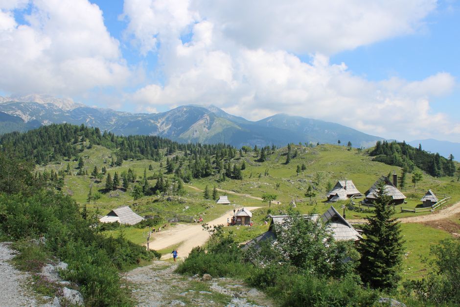 Kranjska Gora town center Slovenia mountain hut accommodation