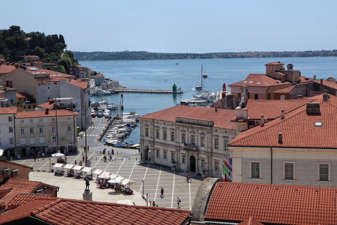 Piran Tartini Square night lights bars