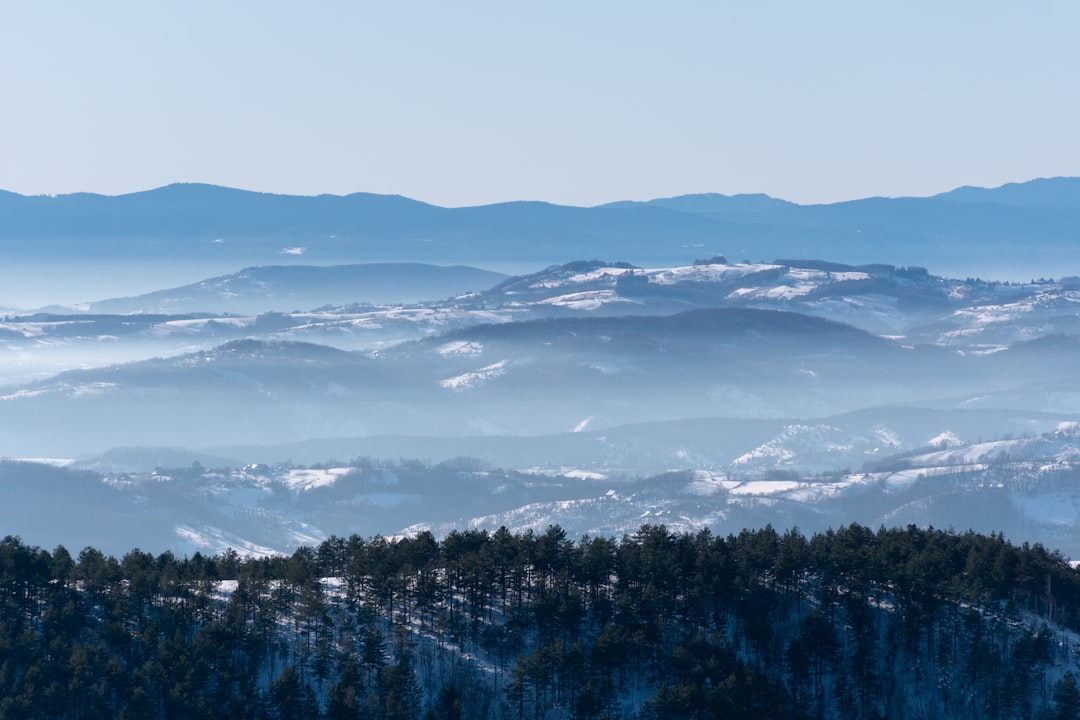 Mokra Gora road Serbia mountain landscape driving