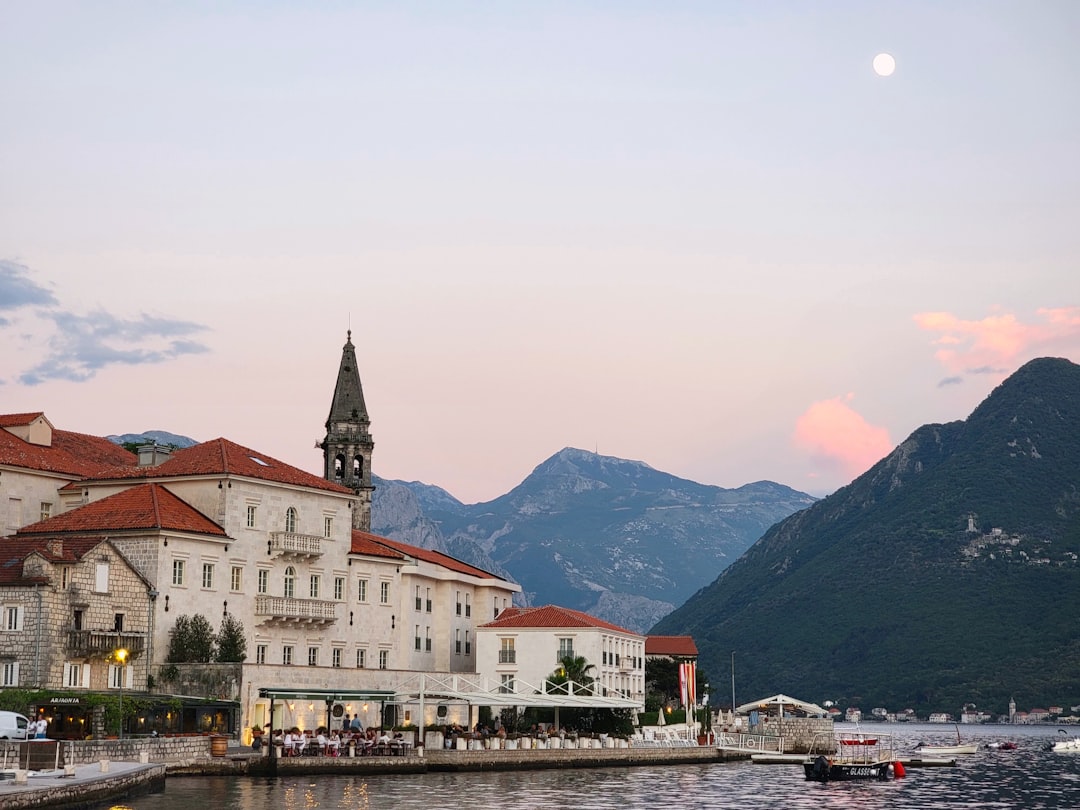 Herceg Novi Montenegro waterfront nightlife bars clubs evening