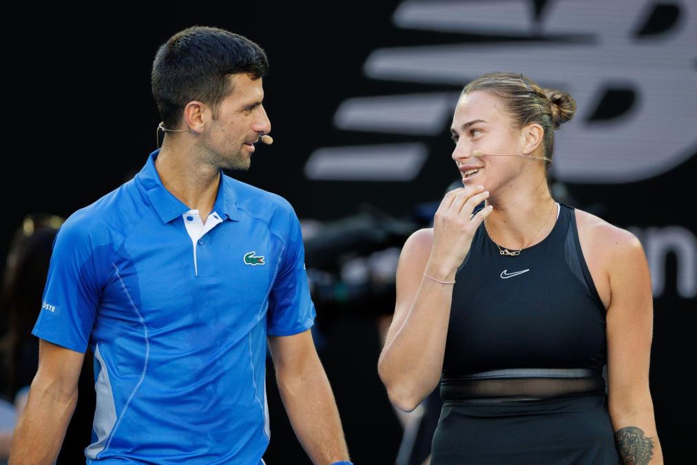 Djokovic and Sabalenka Share Affectionate Moment at Roland Garros