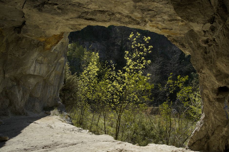Saint Ivan Rilski Cave mountain trail chapel forest view