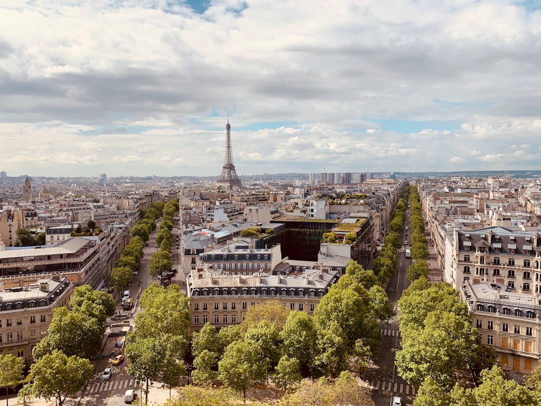 Bank of France headquarters Paris skyline