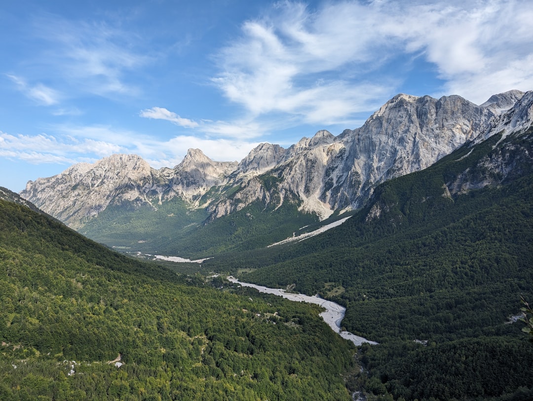Valbona Valley Albania river valley green meadows mountains