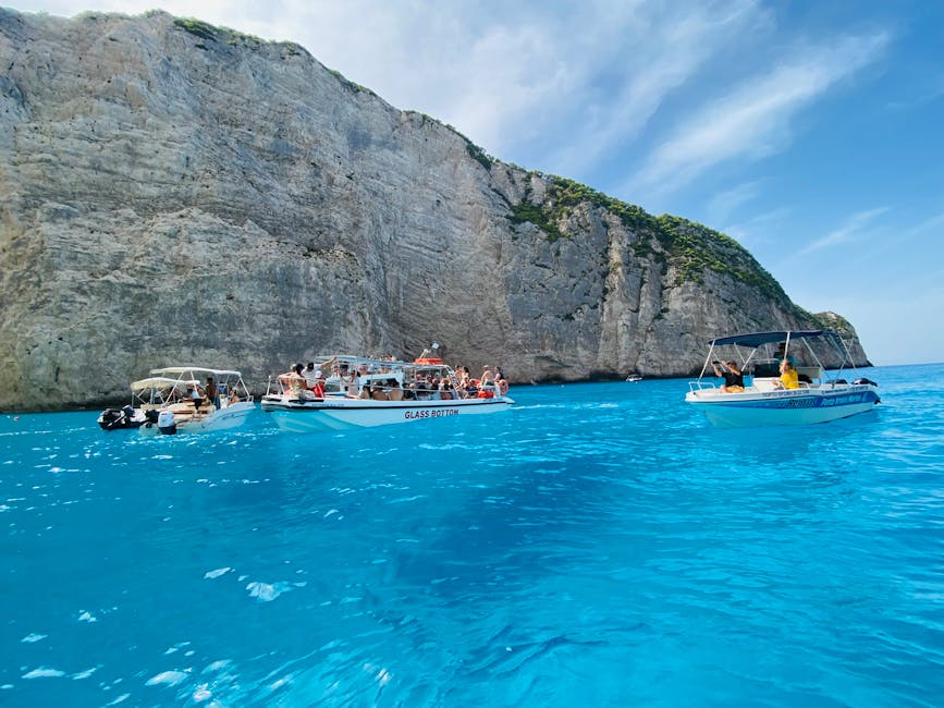 Laganas Bay Zakynthos glass bottom boat marine life