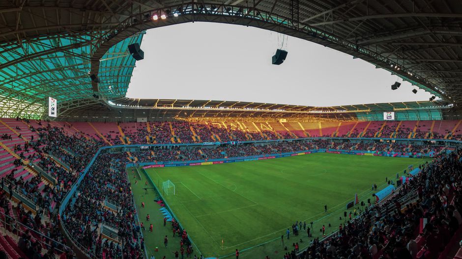 CFR Cluj stadium crowd cheering during match