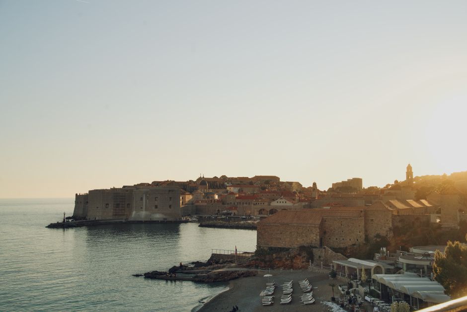 Barbarigo Bar Dubrovnik terrace view night