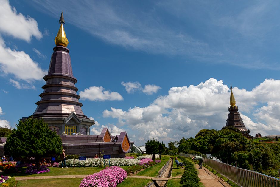 Princess Gazebo Doi Inthanon panoramic view misty valley