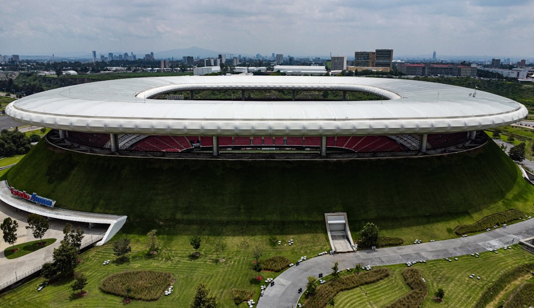 2026 World Cup logo Mexico stadium