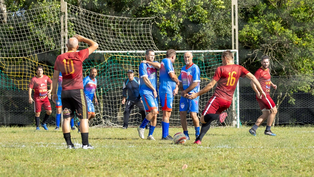 Serbian national football team celebrating a goal
