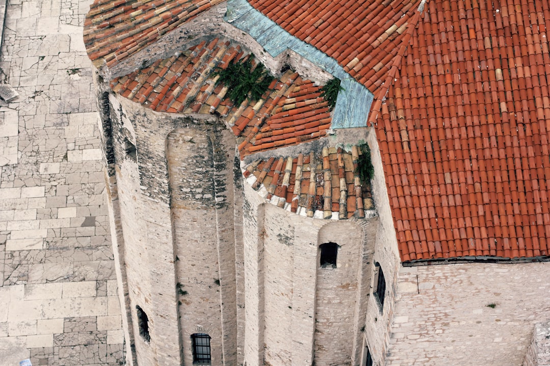 Zadar City Walls Land Gate medieval stone towers street view