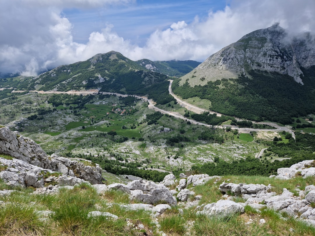Sedlo Pass Durmitor Montenegro mountain road panoramic view peaks